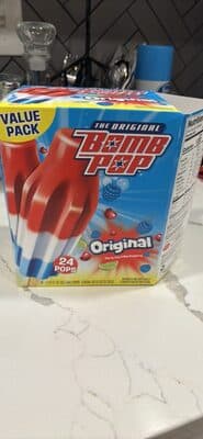 Original Cherry, Lime & Blue Raspberry Flavored Frozen Confection Pops