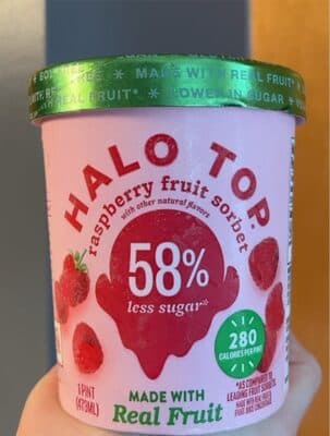 Raspberry Fruit Sorbet