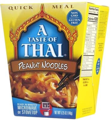 Peanut Noodles Quick Meal