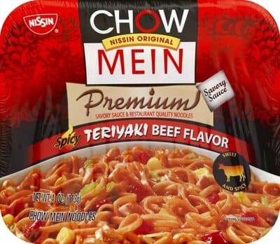 Spicy Teriyaki Beef Flavor Chow Mein Noodles