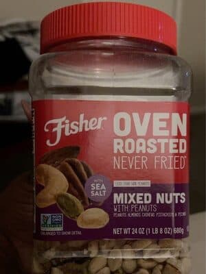 Mixed Nuts with Peanuts, Almonds, Cashews, Pistachios & Pecans with Sea Salt