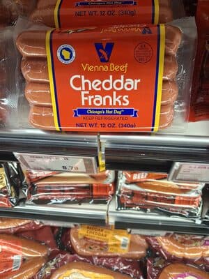Beef Cheddar Franks