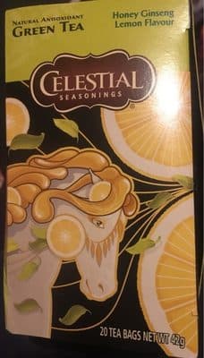 Honey Lemon Ginseng Green Tea Bags