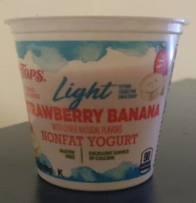 Strawberry Banana Light Nonfat Yogurt