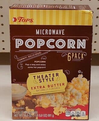 Theater Style Extra Butter Microwave Popcorn