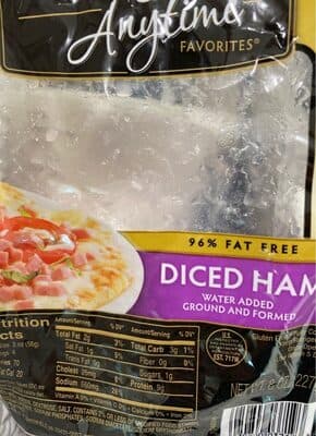 Smithfield Anytime Favorites Diced Ham
