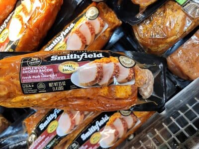 Applewood Smoked Bacon Dry Rubbed With Seasoning Fresh Pork Loin Filet