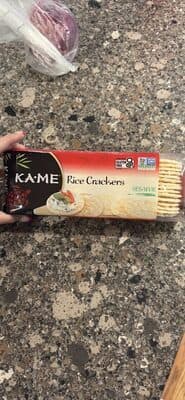 Sesame Rice Crackers