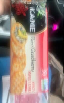 Rice Crackers Spicy Chilli