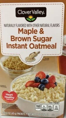 Maple & Brown Sugar Instant Oatmeal