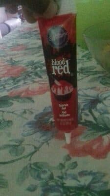 Blood Red Sparkle Gel