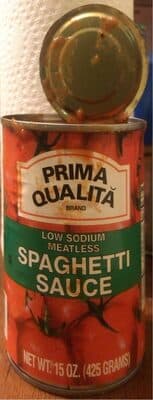 Low Sodium Meatless Spaghetti Sauce