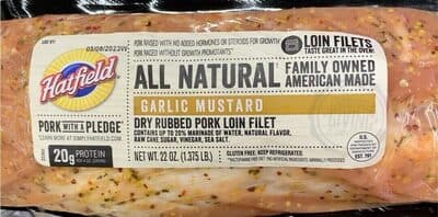 Garlic Mustard Dry Rubbed Pork Loin Filet