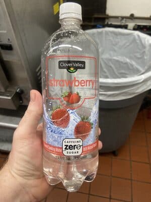 Strawberry Flavored Sparkling Water