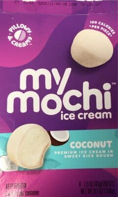 Coconut Premium Ice Cream in Sweet Rice Dough
