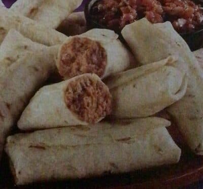 Beef & Bean Mini Burritos