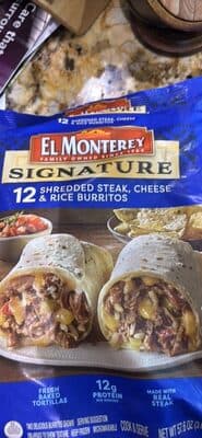 Burritos, Shredded Steak & Three-Cheese