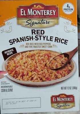 Spanish-Style Red Rice with Red Peppers and Fire Roasted Sweet Corn