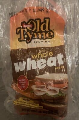 100% Whole Wheat Sandwich Bread
