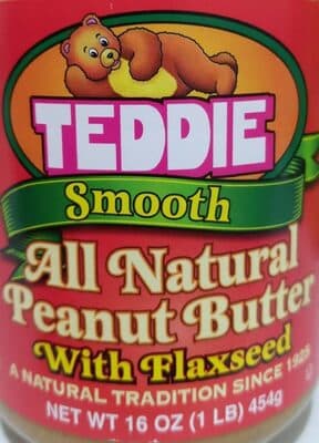 Smooth All Natural Peanut Butter with Flaxseed