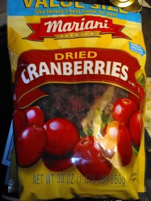 Premium Dried Cranberries