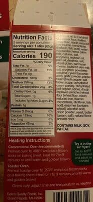 Mozzarella Cheesticks