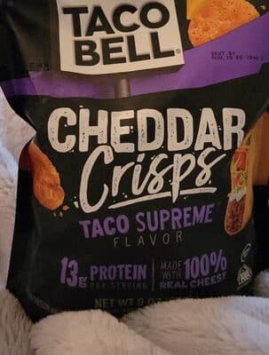 Taco Supreme Flavor Cheddar Crisps
