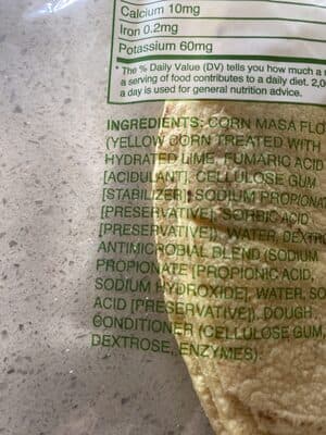 Corn tortillas