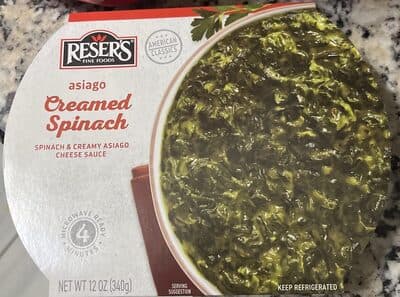 Asiago Creamed Spinach