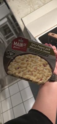 Spicy Pepper Jack Macaroni & Cheese With Real Milk, Pepper Jack Cheese, Jalapenos, Red & Green Peppers