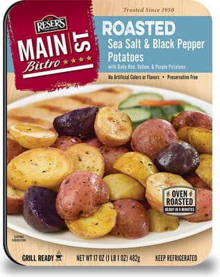 Roasted Sea Salt & Black Pepper Potatoes With Baby Red, Yellow, & Purple Potatoes