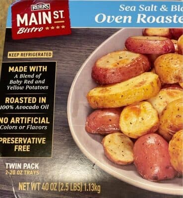 Sea Salt & Black Pepper Oven Roasted Potatoes