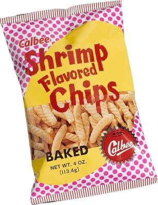 Calbee Shrimp Chips Baked Wheat Puffed Snacks Original