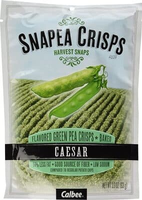 Light & Creamy Caesar Green Pea Snack Crisps