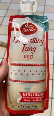 Decorating Icing Red