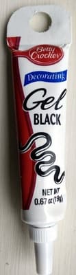 Black Decorating Gel