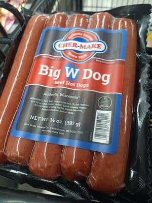 Big W Dog, Beef Hot Dogs