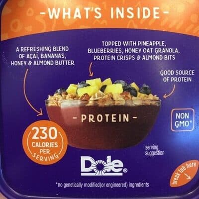 Acai Blend with Fruit & Granola Protein Bowls