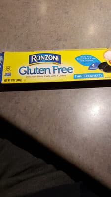GLUTEN FREE PASTA, THIN SPAGHETTI