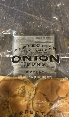 Perfection Deli Onion Buns