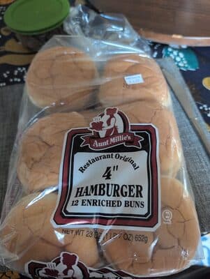 Restaurant Original Enriched Hamburger Buns
