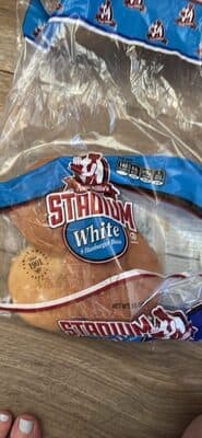 White Hamburger Buns