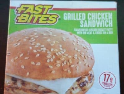 Fast bites chicken sandwich