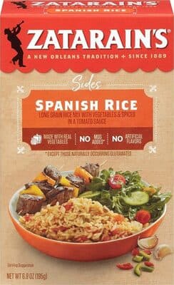 Spanish Rice Long Grain Rice Mix with Vegetables & Spices in a Tomato Sauce