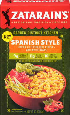 Spanish Style Brown Rice With Bell Peppers And White Beans