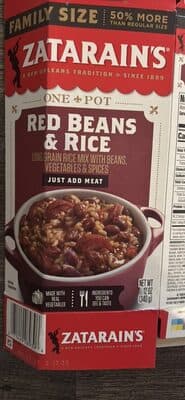 Red Beans & Rice Long Grain Rice Mix with Beans, Vegetables & Spices