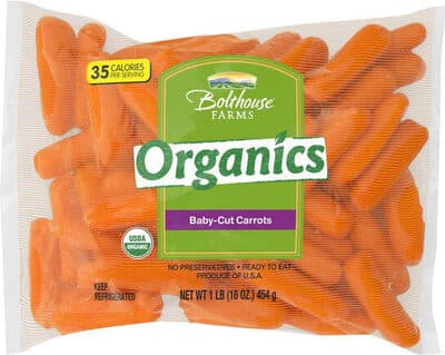 BOLTHOUSE FARMS, ORGANICS BABY-CUT CARROTS