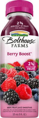 Bolthouse Farms Fruit Juice Smoothie + Boosts, Berry Boost