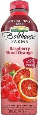 100% Fruit Juice, Raspberry, Blood Orange