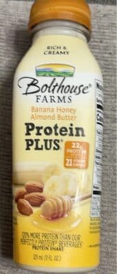 Bolthouse Farms, Protein Plus, Protein Shake, Banana Honey Almond Butter
